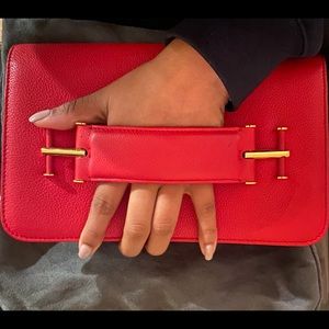 Red Tom Ford Tara clutch ❤️Perfect for VDAY ❤️